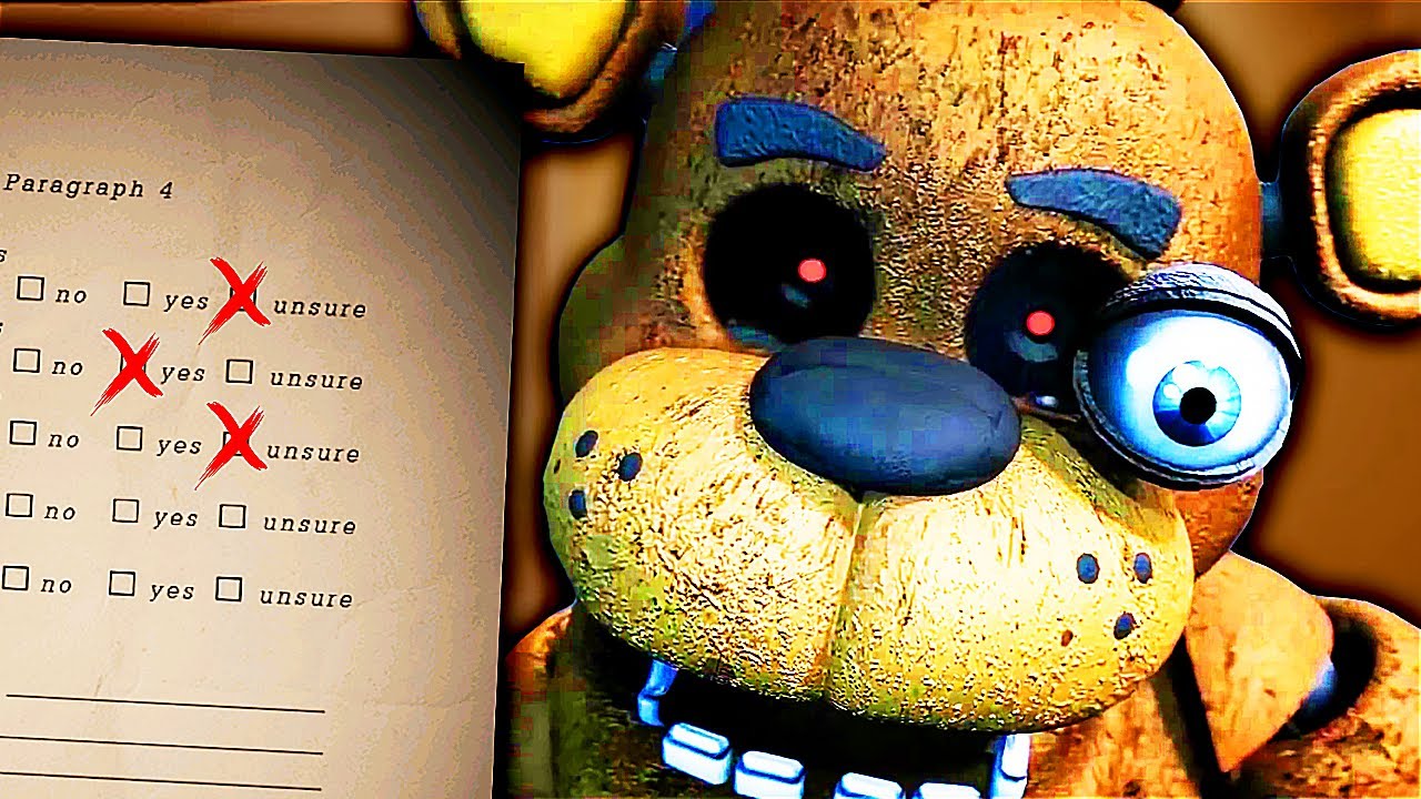 NÃO TENTE CONSERTAR O FREDDY ANIMATRONIC